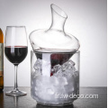 Ensemble de verre carré avec godet de glace